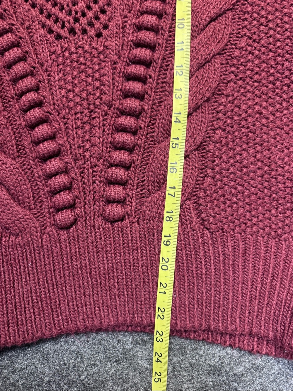 Anthropologie Cropped Cable Knit Sweater - Picture 8 of 11